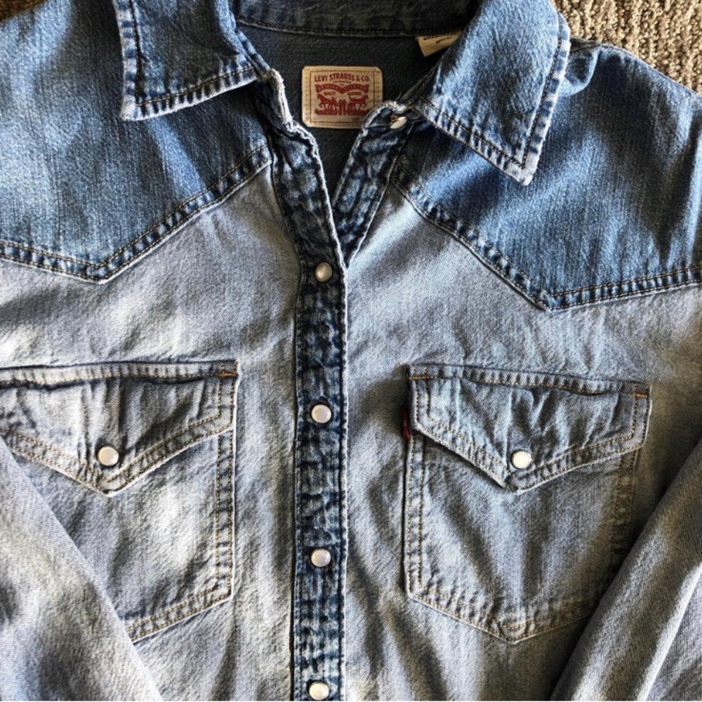 Levi's Blue Denim Shirt